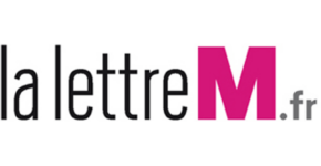 Le logo du journal la lettre M