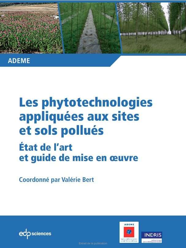 Couverture du livre "Les phytotechnologies appliquées aux sites et sols pollués"